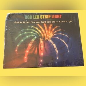 RGB LED Strip Light for Home & Parties. Use as single color or color changing.